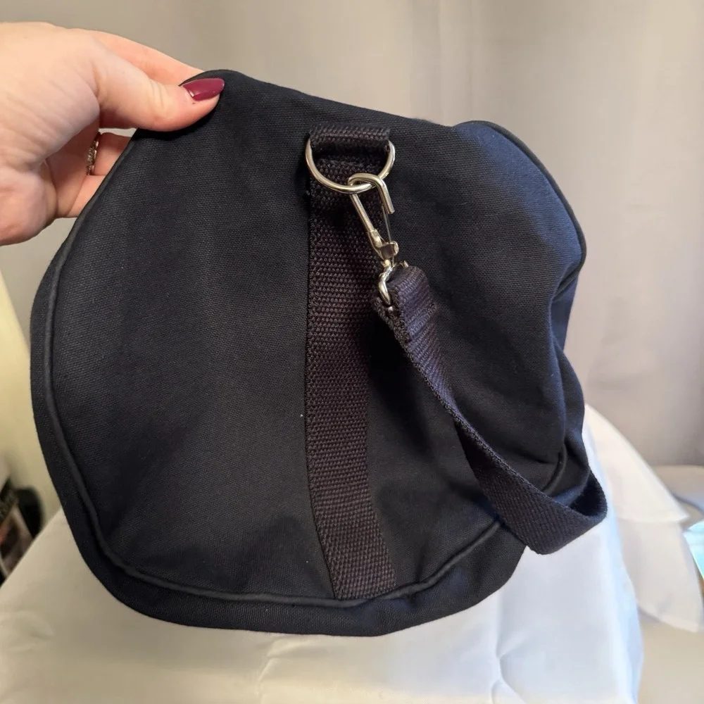 Harness Capital Banker Duffle Bag Canvas Navy Blue Scarborough & Tweed Made USA